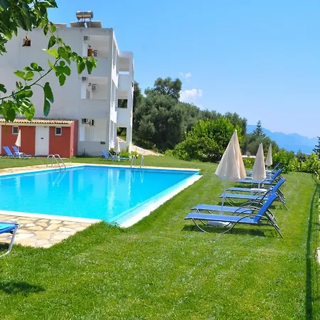 With Adult And Childrens Pool And Sea View - דירה פלקאס