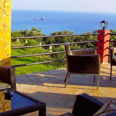 With Adult And Childrens Pool And Sea View - * Pelekas