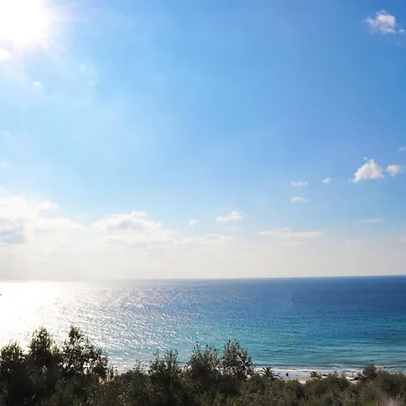 With Adult And Childrens Pool And Sea View - Apartment Pelekas
